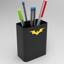 penna titolare supporto Batman meraviglia matita In piedi dc dccomics portamatite 3d print model - Mito3D