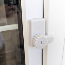 Balkon Tür sperren Griff verriegeln 3d print model - Mito3D