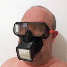 reutilizável respirador cara apropriado mascarar olhos proteção hepa faça filtro acessibilidade Ferramentas máscara facial óculos dyi coronavírus covid 19 covid19 3d print model - Mito3D