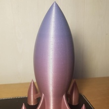 spiky rocket toys & games smooth futur 3d print model - Mito3D