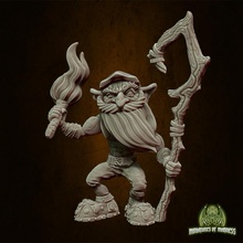 gang set 4 tabletop creature mini monster rpg wizard miniature staff mage gnome dwarf minis dungeon 40mm 28mm dnd 32mm madness 5e dnd5e riseofdemons madcap redcap 3d print model - Mito3D