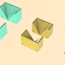 piramide forma muffa resina 3d print model - Mito3D
