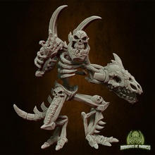 bone golem tabletop demon creature mini monster skull stone miniature guardian death dead dungeon 40mm d&d chimera 28mm dnd 32mm 5e dnd5e bonegolem 3d print model - Mito3D