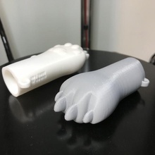 Katze Pfoten Finger solide vesion 3d print model - Mito3D