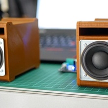 mini loudspeaker box 15 speaker audio 3d print model - Mito3D