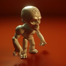 zombie doom eternal toy collectible toys & games 3d print model - Mito3D