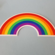 multi coloured arco iris brillante Brillo Solar colores 3d print model - Mito3D