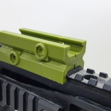 Picatinny kadın materyal adaptör mağaza airsoft Ordu ek dosya atıcı askeri tüfek Demiryolu hedef paintball dönüştürücü çekim avcılık Milsim dokumacı 3d print model - Mito3D