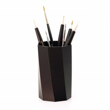 octagon pencil holder brush pot & garden container desk stationery penholder pencilholder organize brushpot 3d print model - Mito3D