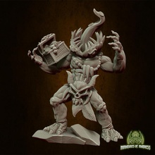 gormandizer tabletop demon creature devil fantasy game mini monster miniature guardian eater dnd 5e dnd5e 3d print model - Mito3D