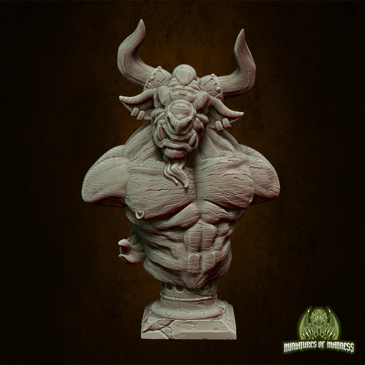 Minotauro fallimento tavolo demone collezione diavolo gioco mostro statua miniatura dnd 5e dnd5e 3D print model - Mito3D