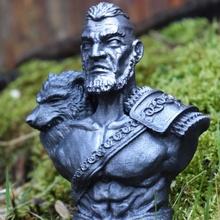 viking bust figure support free fan art bust dragons dungeons fantasy games knight orc viking warhammer wizard miniature witch dwarf tabletop d&d elb 3d print model - Mito3D
