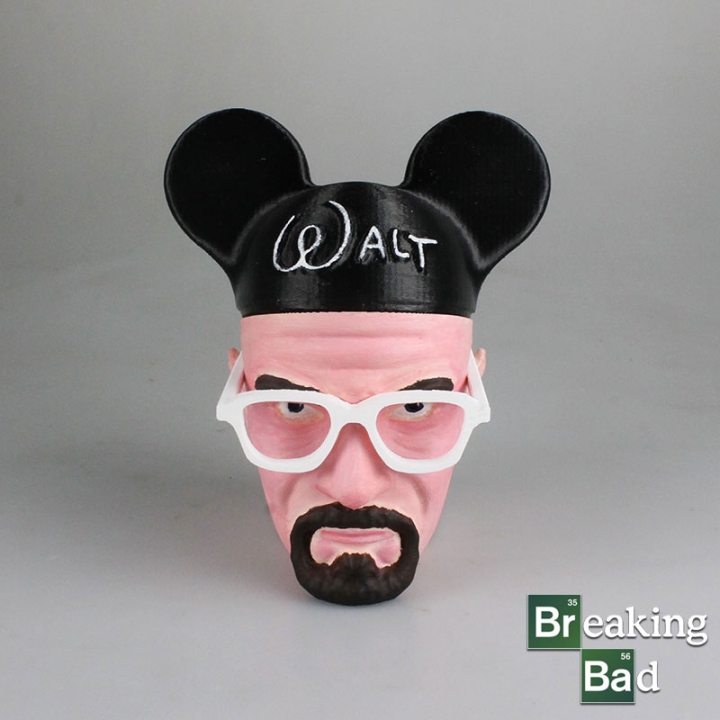 breaking bad money bank fan Kunst Serie weiß Geld tv breakingbad heisenberg brechen walt walter walterwhite amc moneybank 3D print model - Mito3D