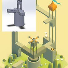 monument valley test prints v2 - support free approx 3 hour print 3d print model - Mito3D