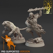 sorts mage table fantaisie miniatures modèle monstre magie forger Titan mages bataille 3d print model - Mito3D