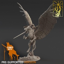 spellblades - mage griffin tabletop fantasy miniatures monster magic forge titan battlemages hereo 3d print model - Mito3D