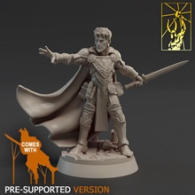 spellblades - male mage tabletop hero miniatures miniature forge titan battlemages magci 3d print model - Mito3D