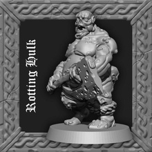 rotting hulk axe tabletop army dragons dungeons game gaming mini monster undead miniature sculpt brute dead obese ogre wargame d&d dnd plague fat skirmish gross rot 3d print model - Mito3D