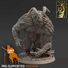 sorts yeti table miniatures monstre magie forger Titan mages bataille 3d print model - Mito3D