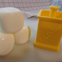 Oeuf cuber jardin cube cuisine yps 3d print model - Mito3D