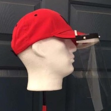 hatband face visor covid covid-19 3d print model - Mito3D