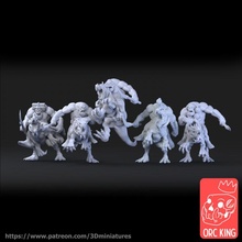 ork biniciler masaüstü Dinozor Warhammer orklar dnd zindan ejderhalar Ageofsimar 3d print model - Mito3D