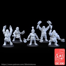 vahşi cüceler masaüstü Warhammer dnd Ageofsigmar zindan ejderhalar Savaje 3d print model - Mito3D