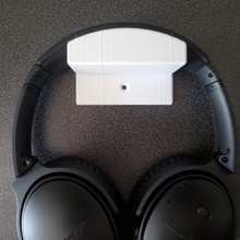 casque musique cintre écouteurs titulaire soutien crochet supporter 3d print model - Mito3D
