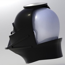 star wars darth vader capacete 3d print model - Mito3D