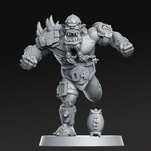 04 orc fantasy football 32mm tabletop ball bowl game ork blood rugby american rnestudio 3d print model - Mito3D