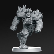 09 orc blitzer fantasy football 32mm tabletop ball bowl game ork blood rugby american rnestudio 3d print model - Mito3D