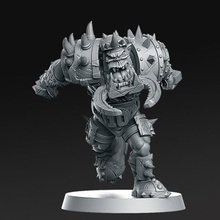 010 orc blitzer fantasy football 32mm tabletop ball bowl game ork blood rugby american rnestudio 3d print model - Mito3D