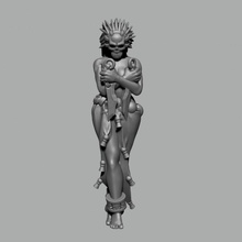 priestess barbarian miniature 3d print model - Mito3D