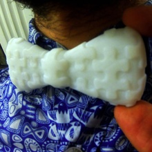 bowtie puzzle fashion & accessories fun tie novelty bow 3d print model - Mito3D