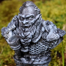 dwarf bust figure support free dragons dungeons fantasy games knight orc viking warhammer wizard miniature witch tabletop d&d elb 3d print model - Mito3D