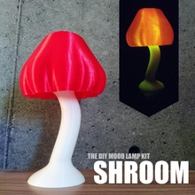 shroom diy mood lamp kit maker electro 3d print model - Mito3D