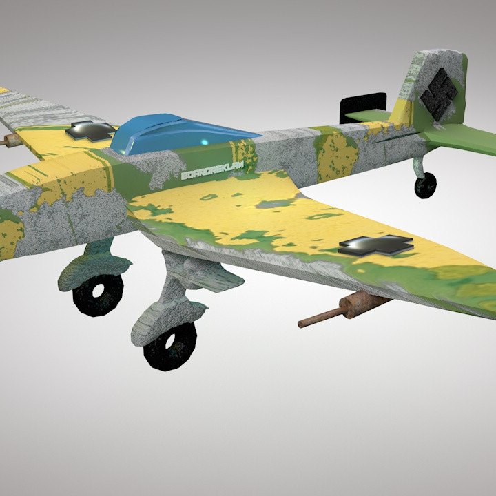 stuka Flugzeug ww2 Deutschflugzeug Luftwaffe 3D print model - Mito3D