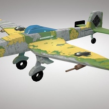 stuka Flugzeug ww2 Deutschflugzeug Luftwaffe 3d print model - Mito3D