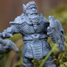 dwarfs 2 tabletop miniatures dragons dungeons warhammer d&d vikings knights wizards witches elbs 3d print model - Mito3D