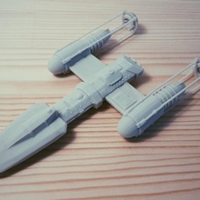 y-wing starfighter toys & games star wars 3d print model - Mito3D
