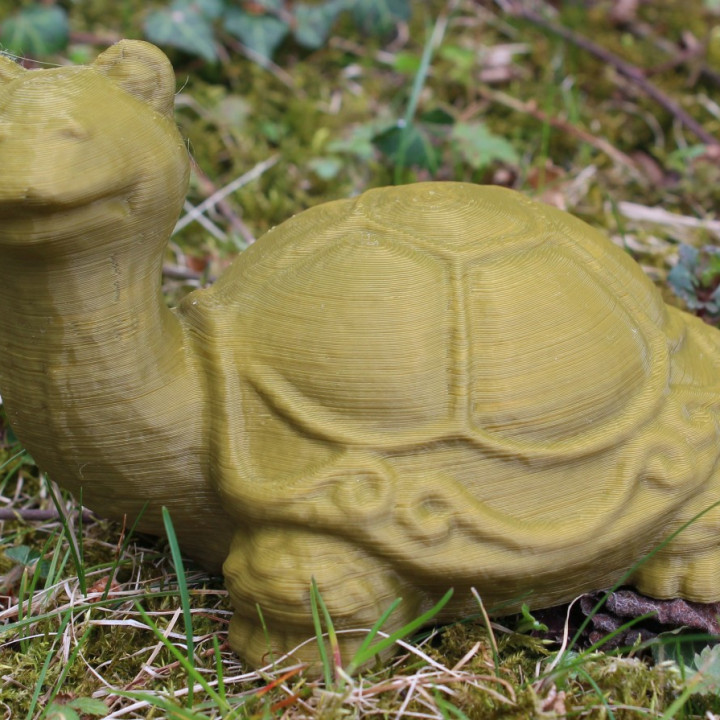 Schildkröte schildkr te Spielzeuge Spiele Dekoration Garten Dekor 3d Scan 3df Zephyr 3D print model - Mito3D