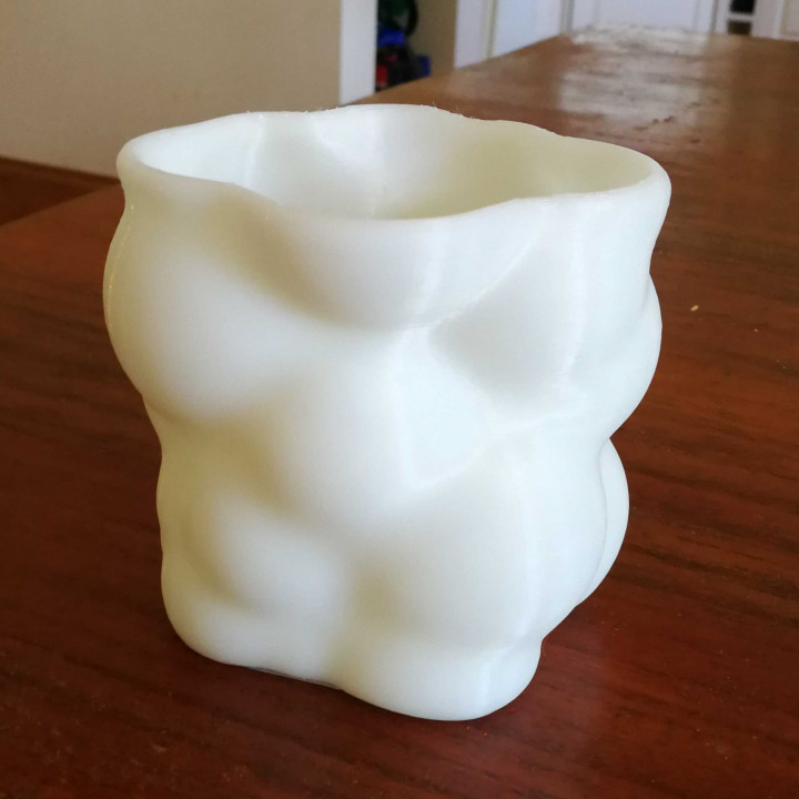 grumoso tazza nube nuvole portamatite grumo granuli 3D print model - Mito3D