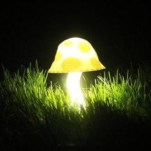 fantasy mushroom mood lamp & garden electromakerkits 3d print model - Mito3D