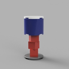 Lego Lamba tuğla rekabet Led ışık ruh hali gölge kök elektromekanik 3d print model - Mito3D