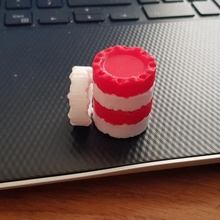 stackable double sided counter 3d print model - Mito3D