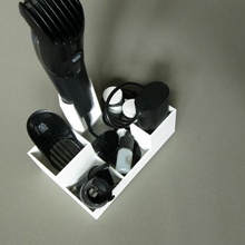 parametric charging stand braun 3000 series hair trimmer bathroom 3d print model - Mito3D