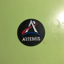 NASA Artemis Programm Logo Ventilator Kunst Platz Mond 3d print model - Mito3D