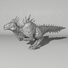 growth rex toys & games creature dark dinosaur forest monster plant wood dnd woods miniature druid 3d print model - Mito3D