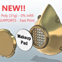 makers modular mask - poly covid-19 face mask respirator - 3d printed corona virus applications accessibility covid-19