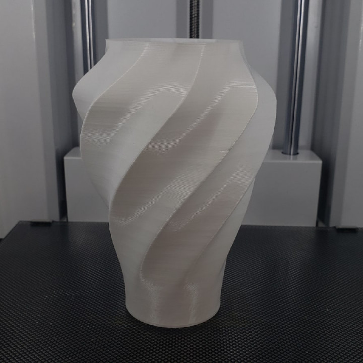 spirale vaso fiore 3D print model - Mito3D